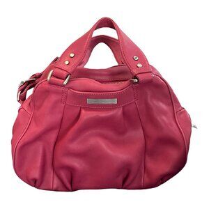 Kenneth Cole Reaction Hot Pink Satchel Handbag – Faux Leather